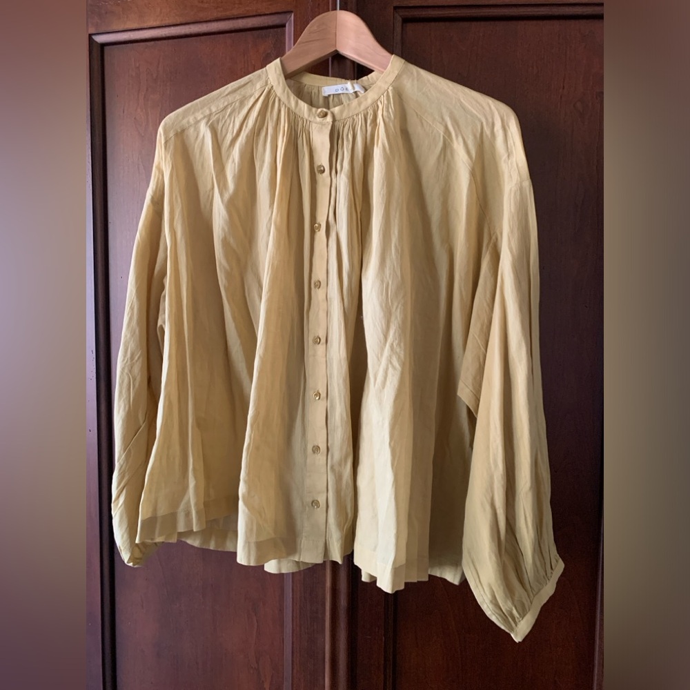 NWT Doen Jane Blouse - Palomino - Size Small - Picture 3 of 11